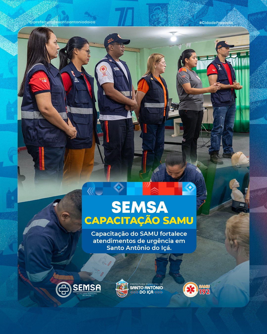 SAMU REALIZA CAPACITAÇÃO COM PROFISSIONAIS DA SAÚDE